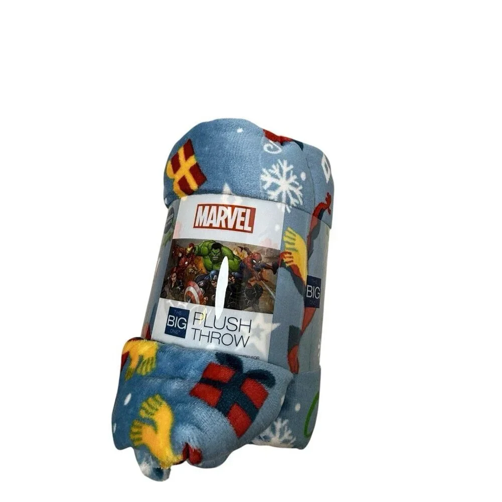 Spider Man Big One Oversized Christmas Blanket Throw 5ftx6ft NWT